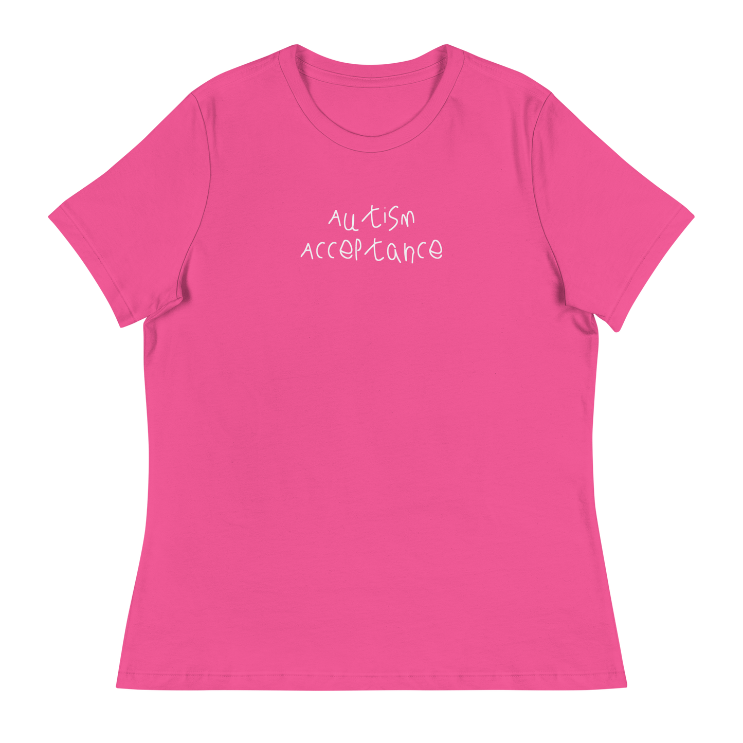 Autism Acceptance Women's Shirt (Pink)