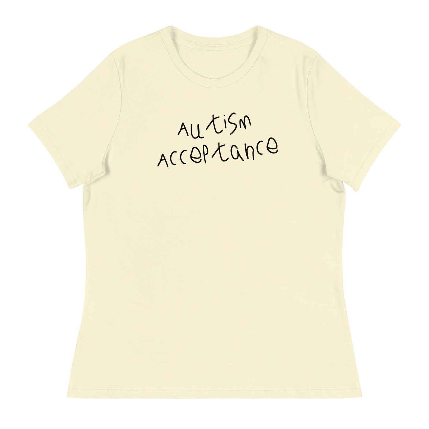Autism Acceptance WeBearish Women's T-Shirt (Citron)