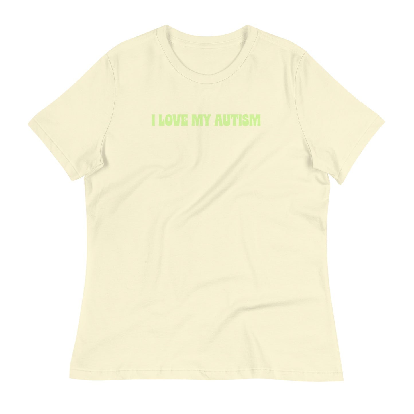 I Love My Autism Women's T-Shirt (Citron)
