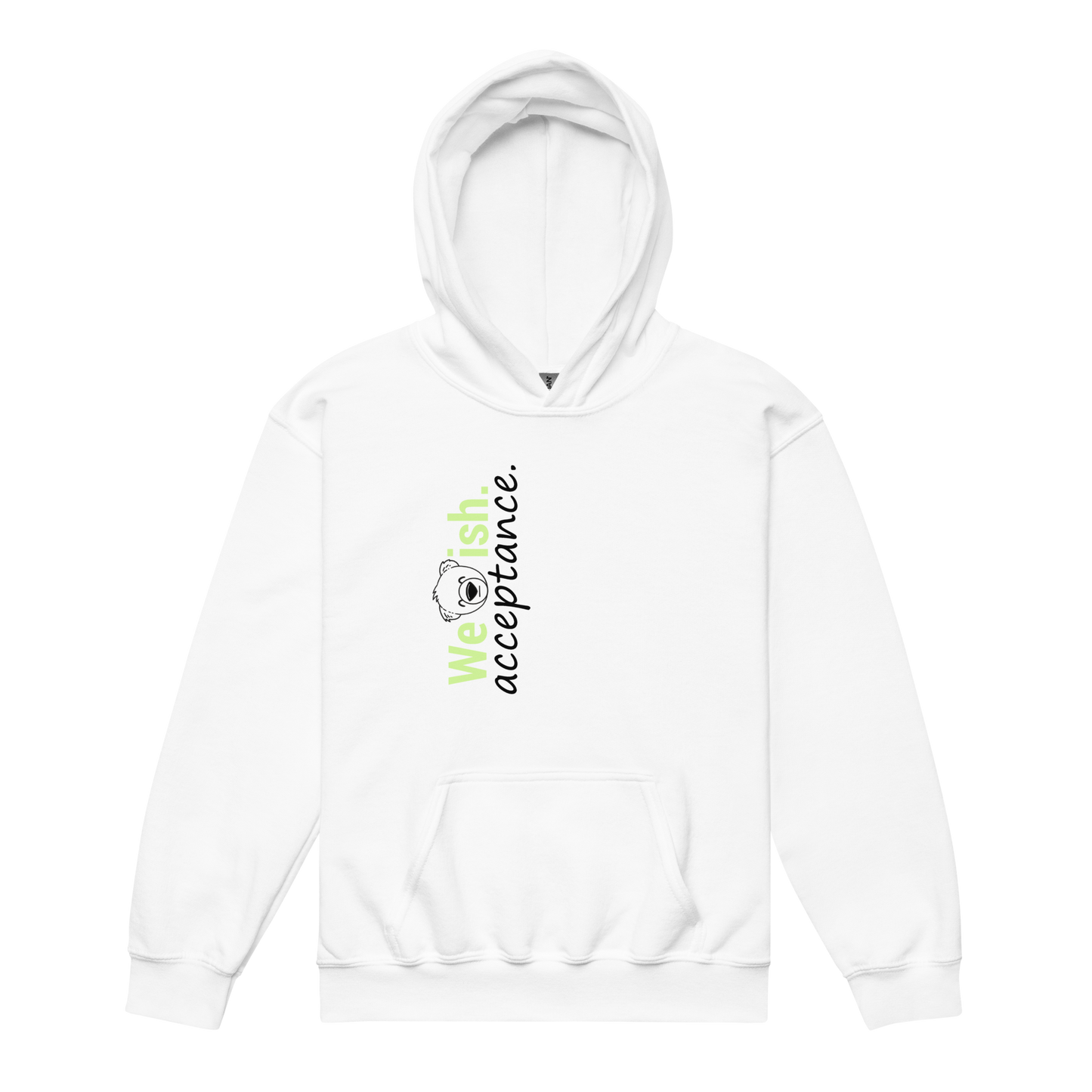 WeBearish Acceptance - Youth Hoodie (White/Green/Black)