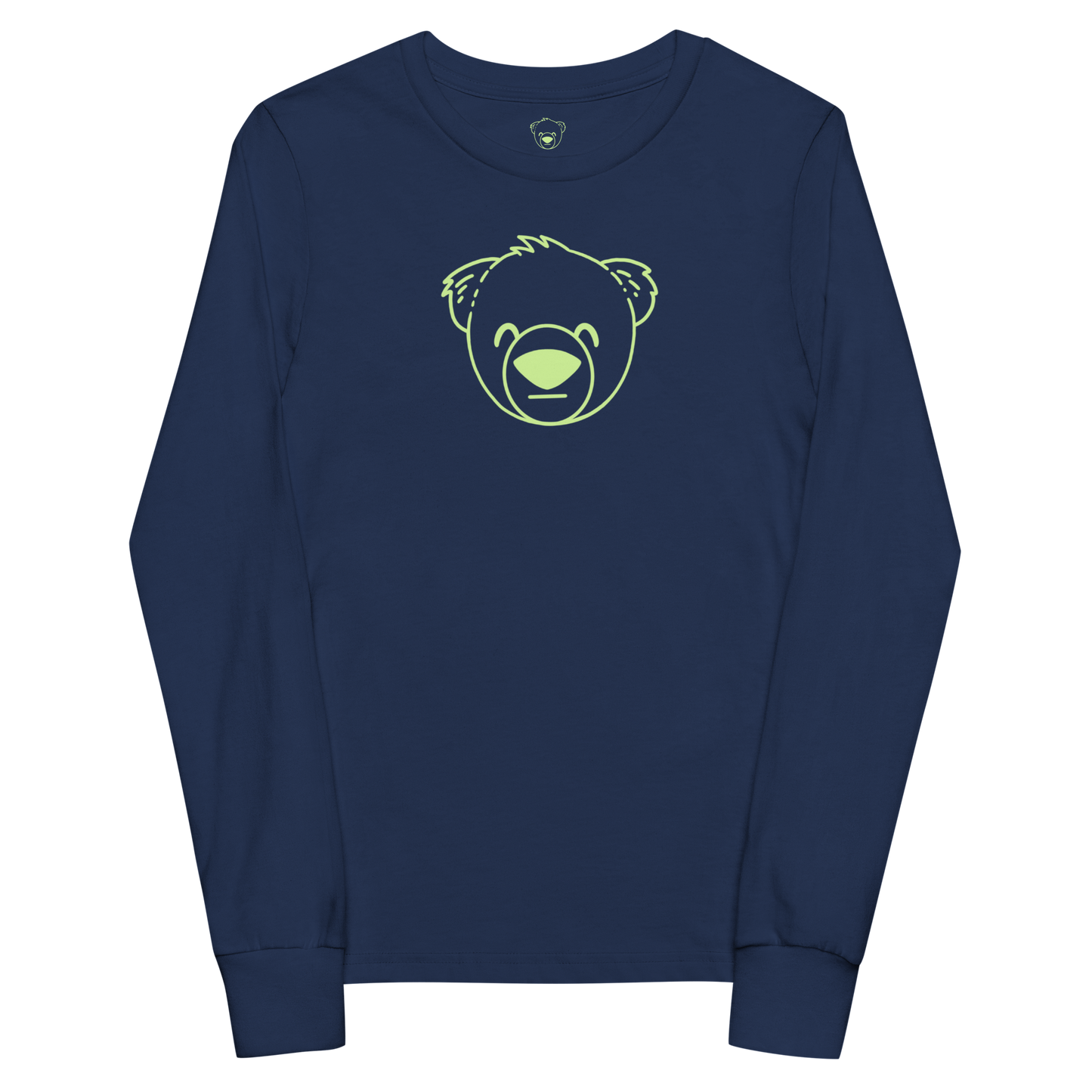 WeBearish Youth Long Sleeve Tee (Blue) - WeBearish Acceptance