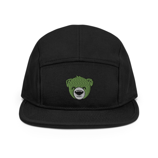 WeBearish Embroidered Camper Cap (Black/Green)