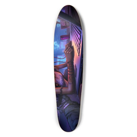 Late Night Degenerate Longboard