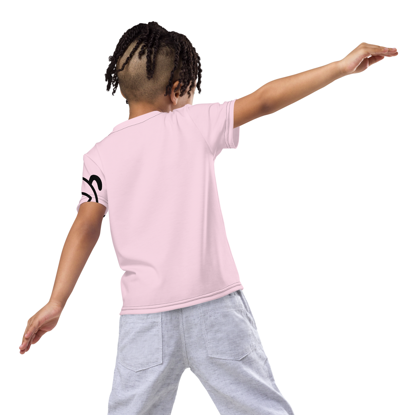 WeBearish Kid's T-shirt (Pink/Black)