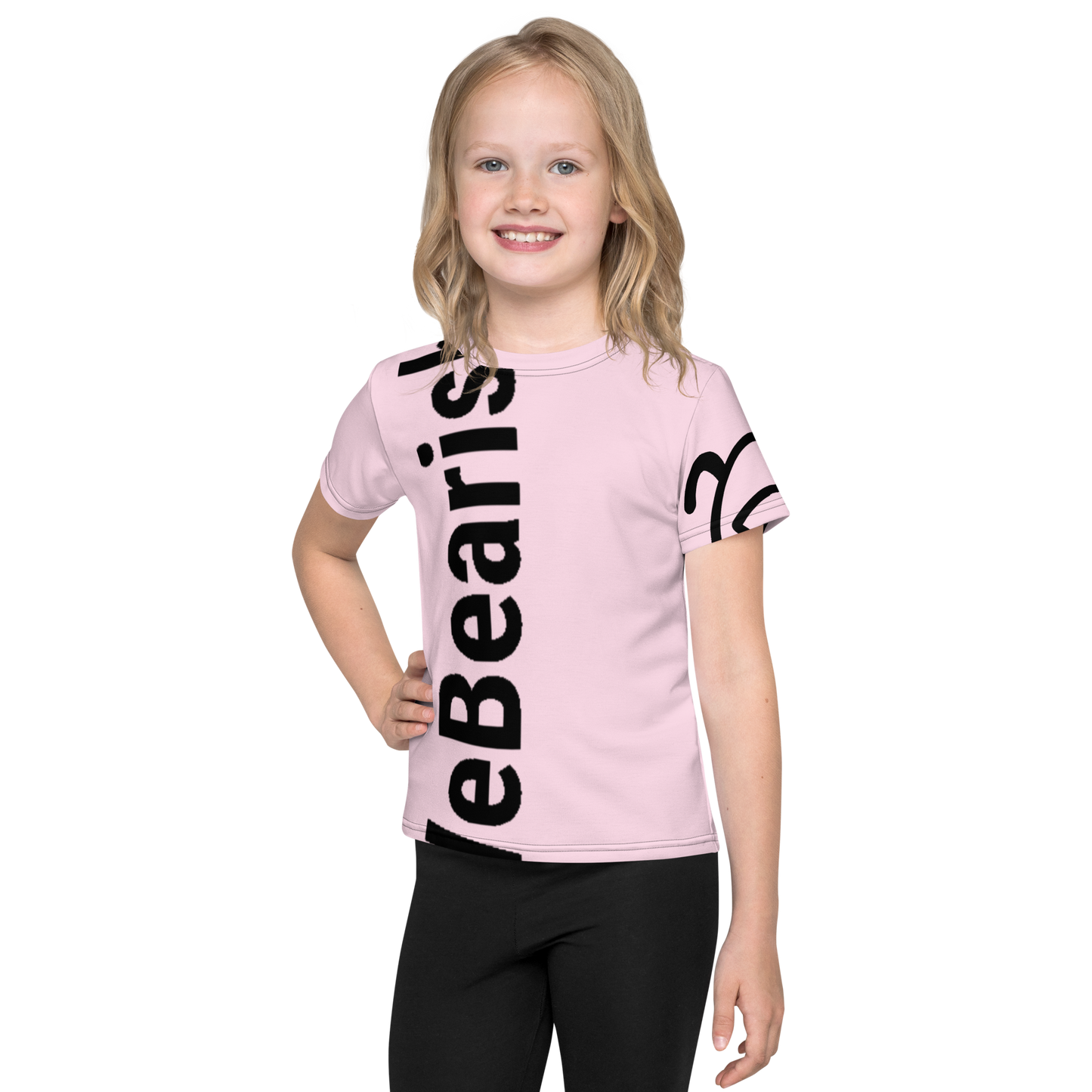 WeBearish Kid's T-shirt (Pink/Black)