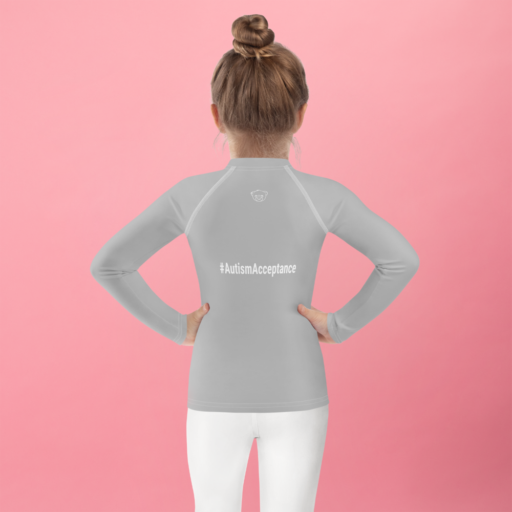 Kids Rash Guard (Grey) - WeBeairsh Acceptance