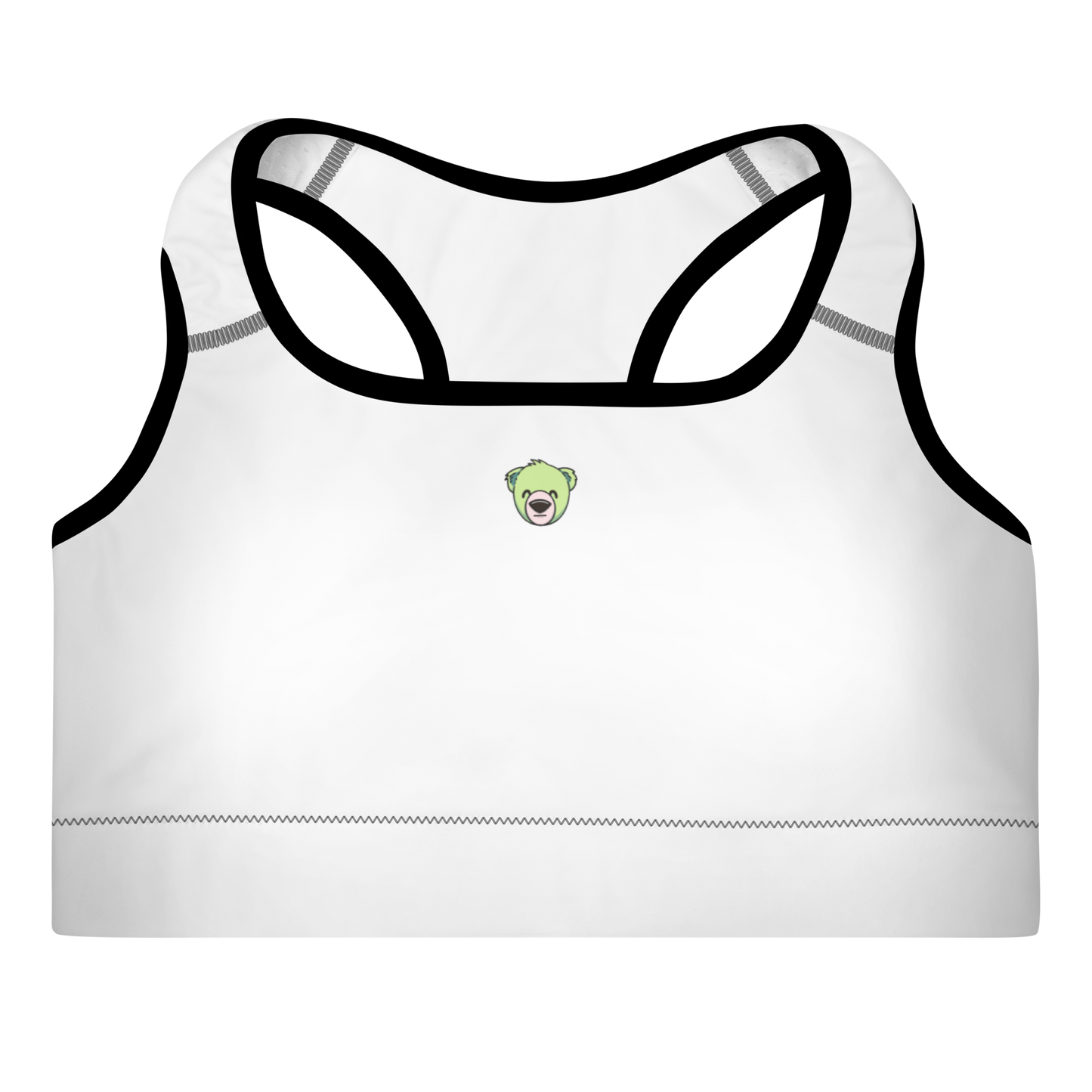 WeBearish Acceptance - Sports Bra (White/Black)