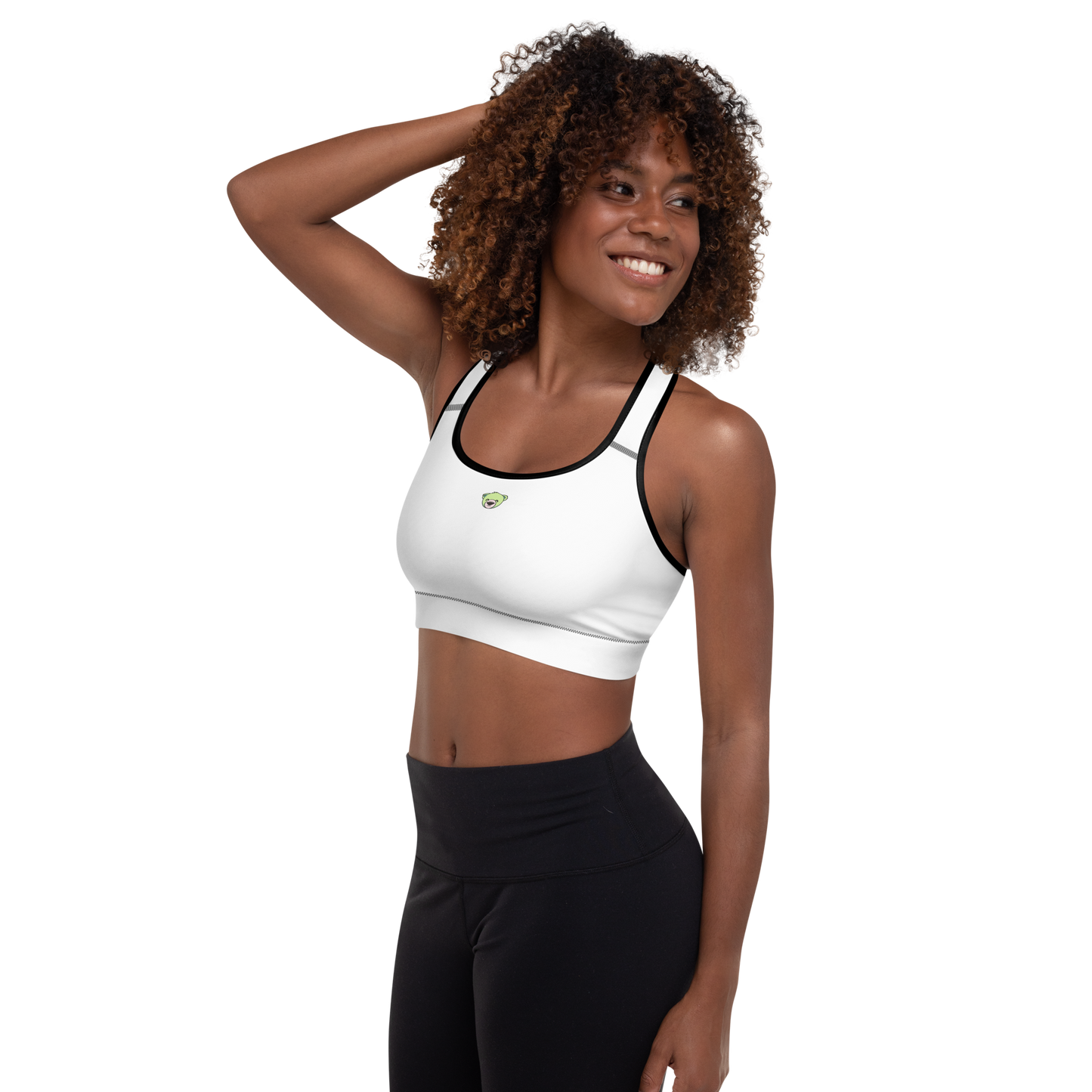 WeBearish Acceptance - Sports Bra (White/Black)