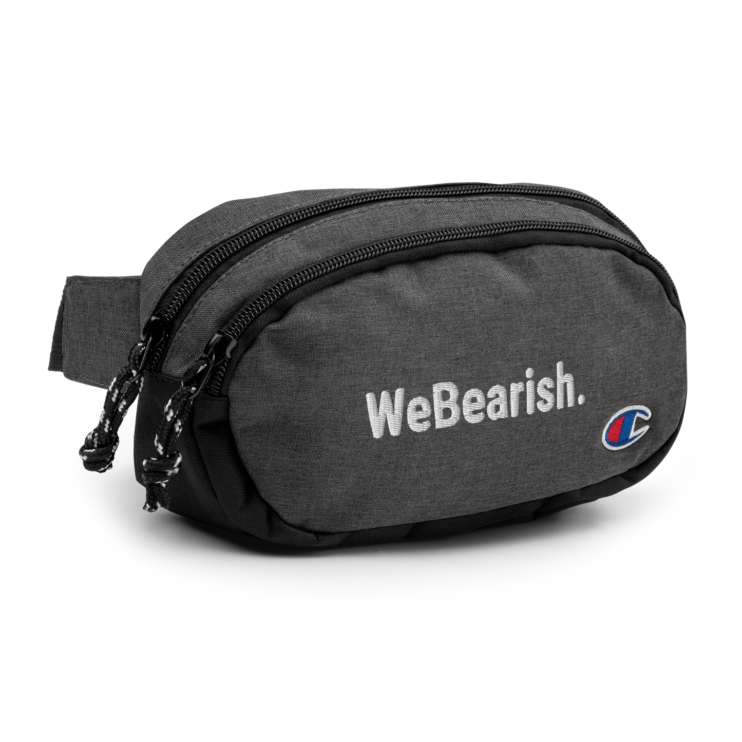 WeBearish Champion Fanny Pack (Grey/Black)