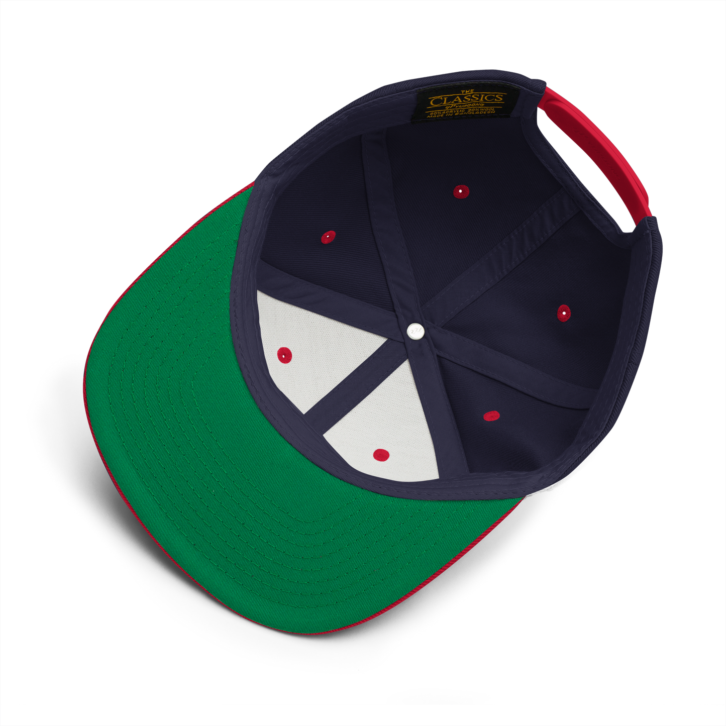 WeBearish Red, White & Blue Snapback Hat