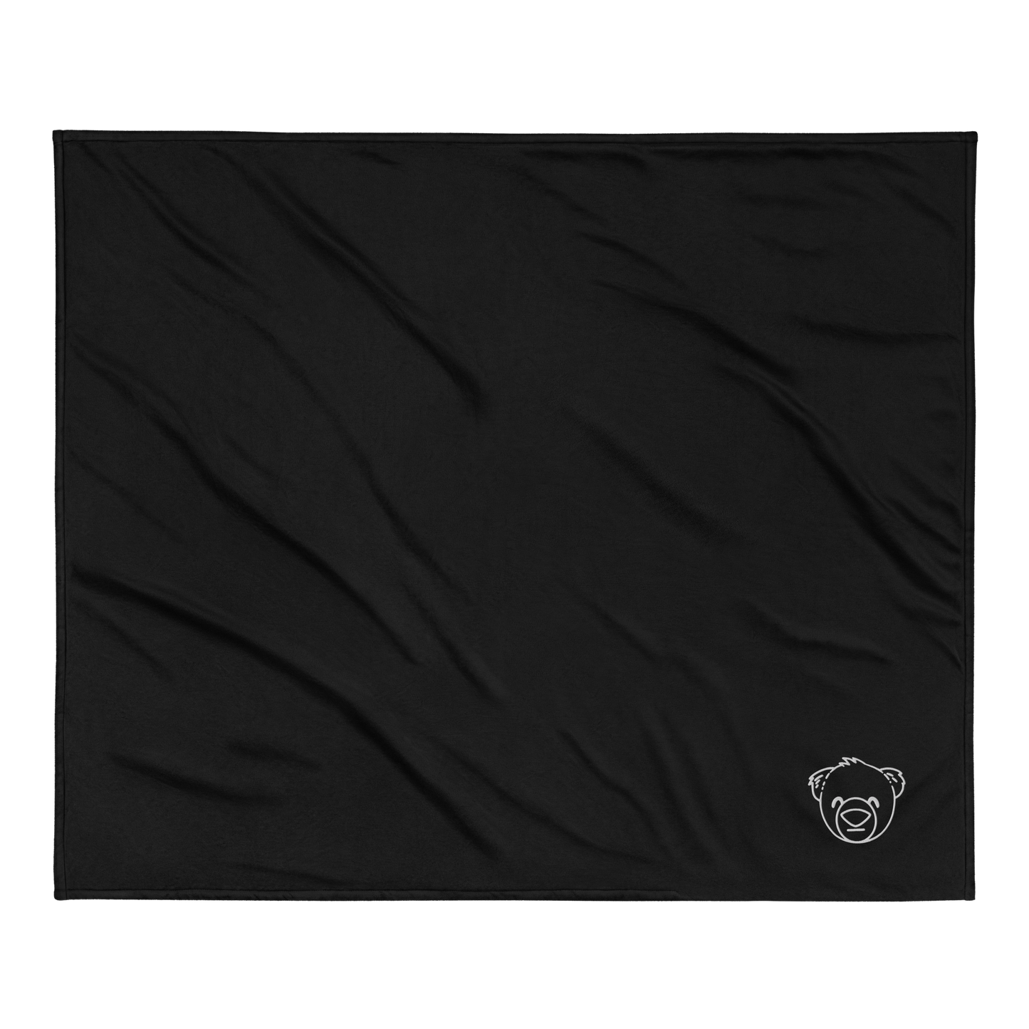 WeBearish Embroidered Sherpa Blanket