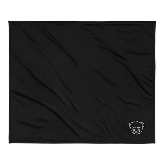 WeBearish Embroidered Sherpa Blanket