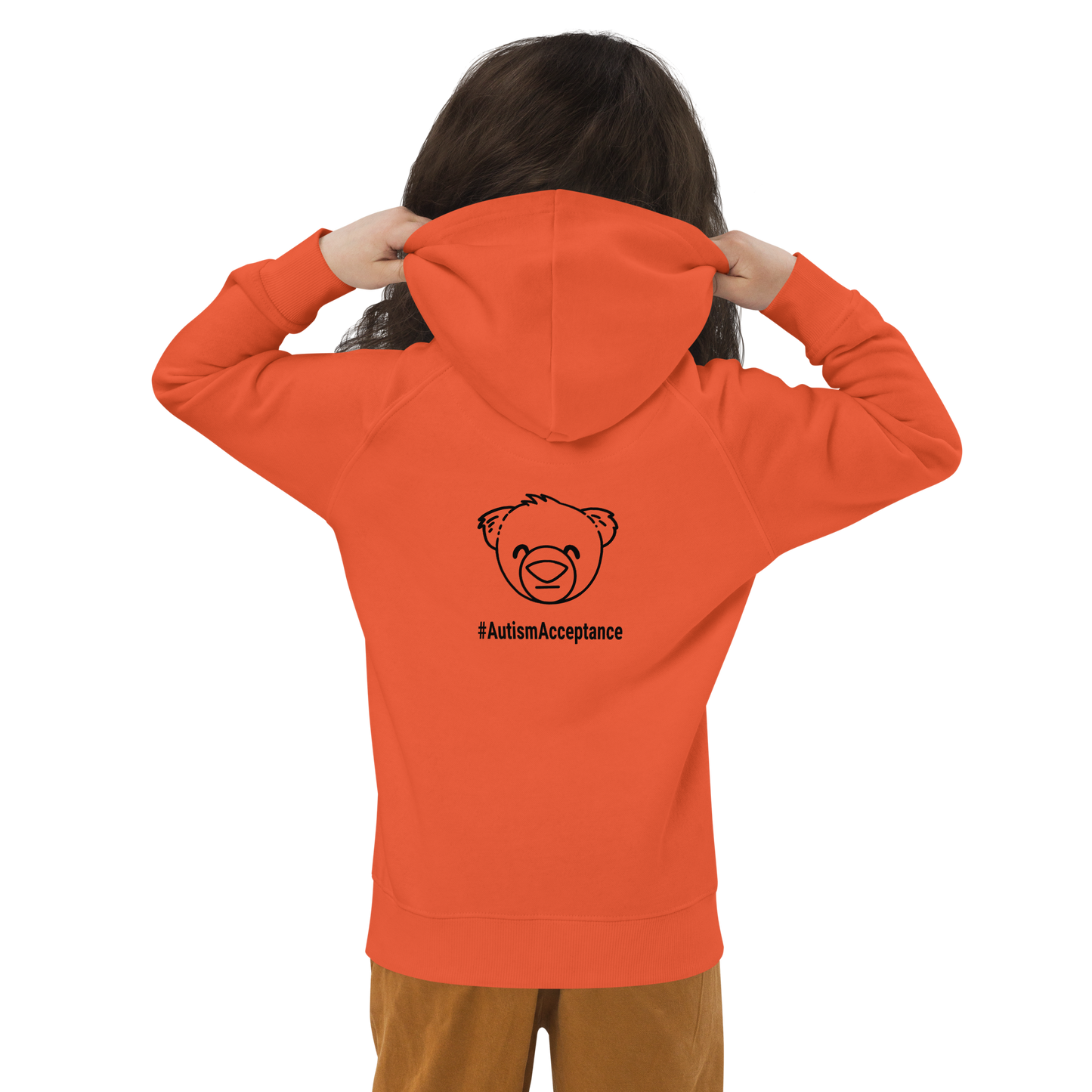 Autism Acceptance Hoodie (Kids Orange)