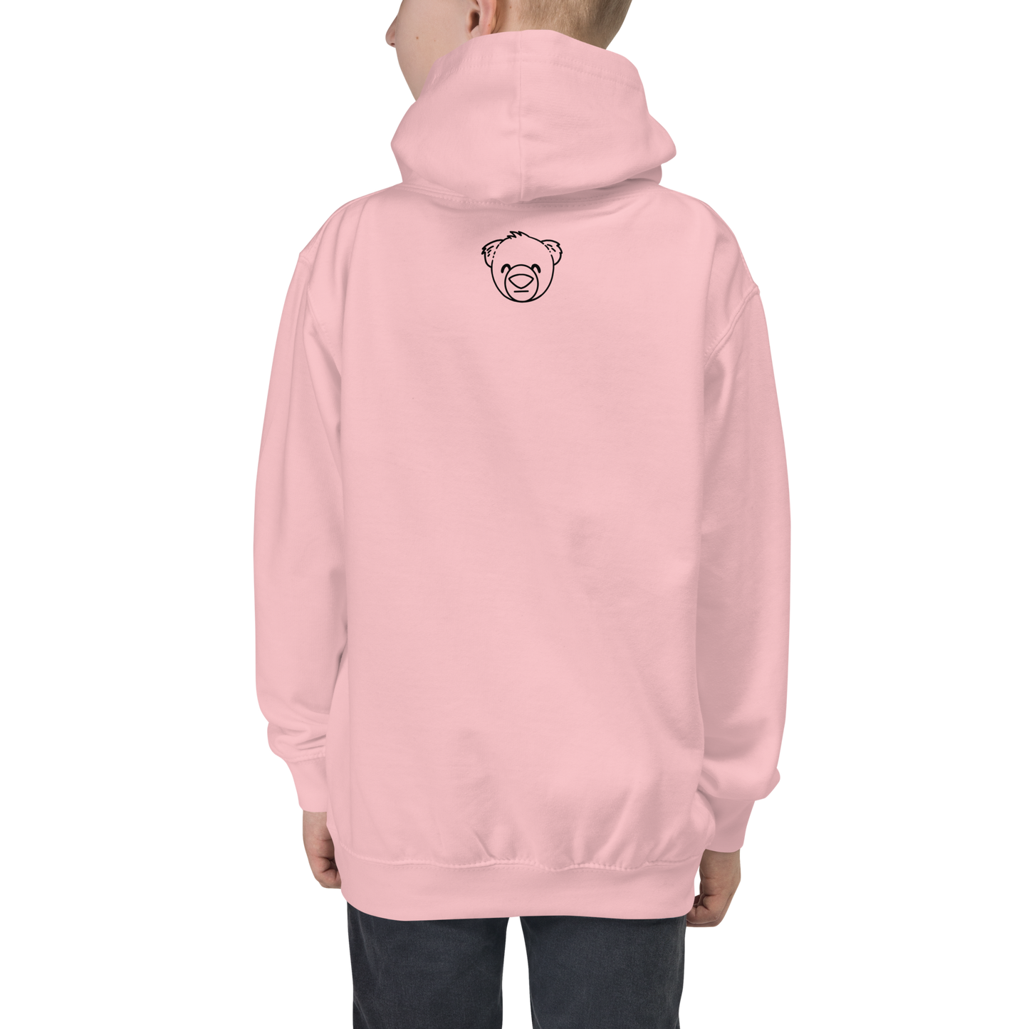 WeBearish Kids Hoodie (Pink/Black)