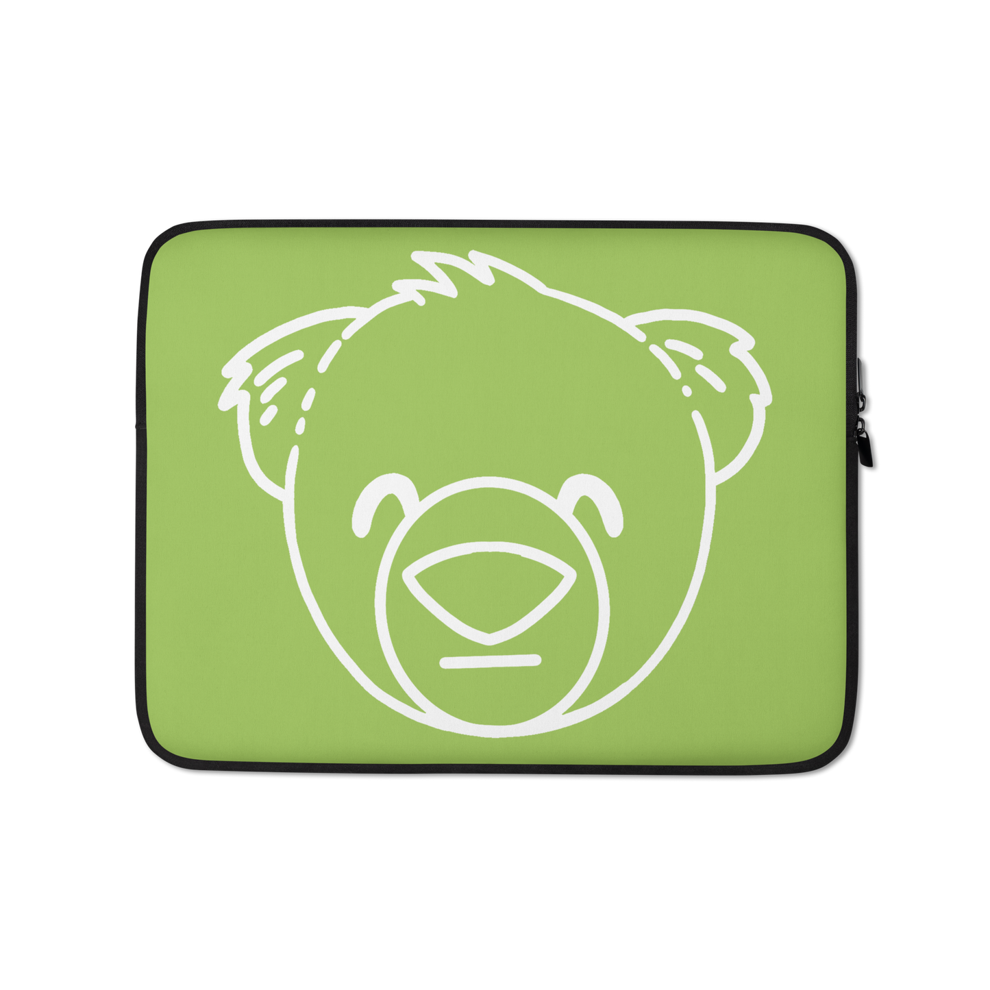 WeBearish Laptop Sleeve (Green/White)