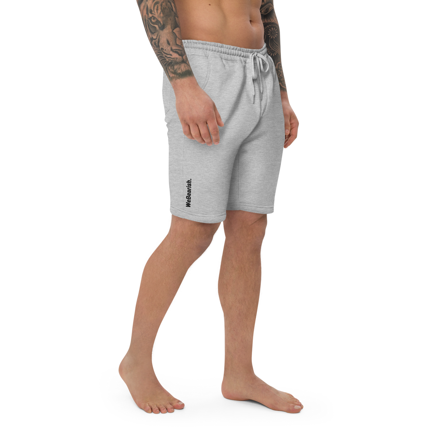 WeBearish Fleece Shorts (Grey/Black)