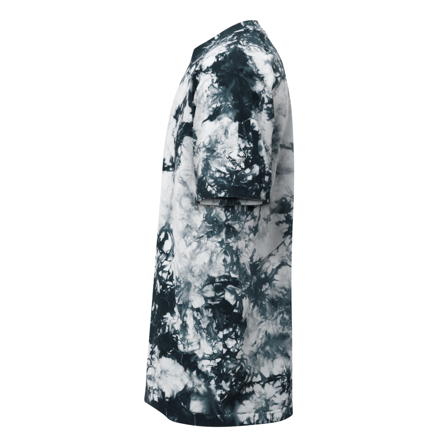 WeBearish Unisex Oversized Tie-Dye Embroidered T-Shirt