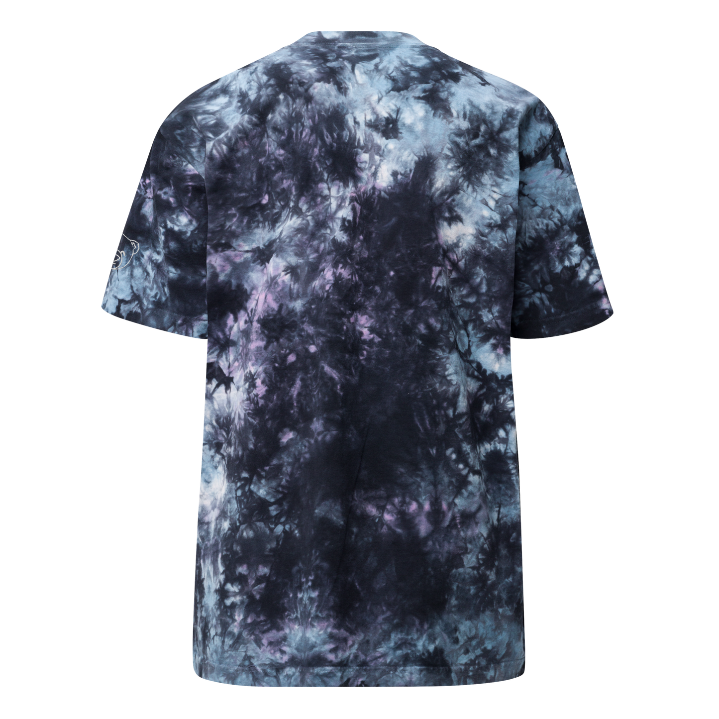 WeBearish Unisex Oversized Tie-Dye Embroidered T-Shirt