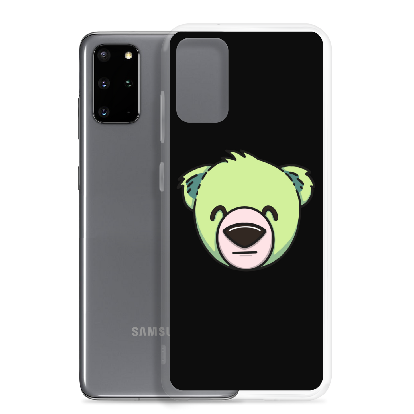 WeBearish Samsung® Phone Case (Black/Green)