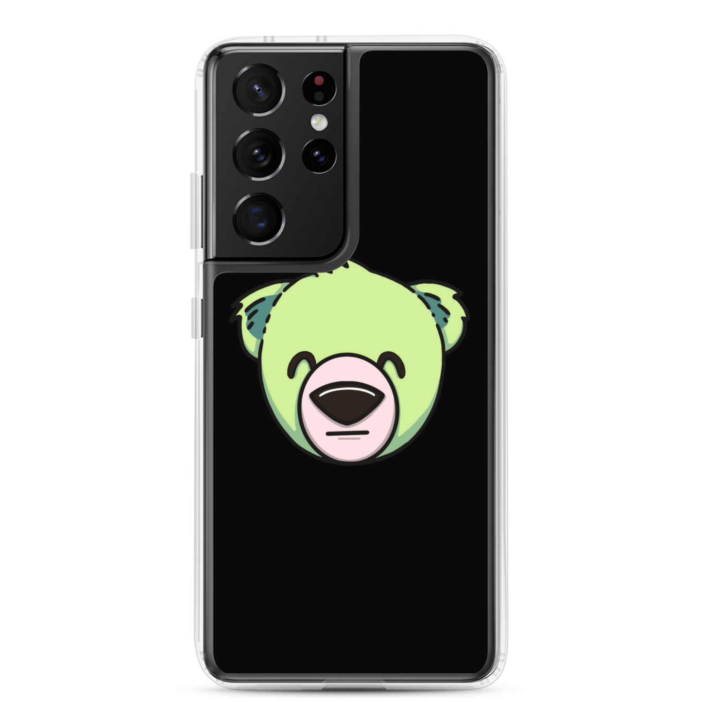 WeBearish Samsung® Phone Case (Black/Green)