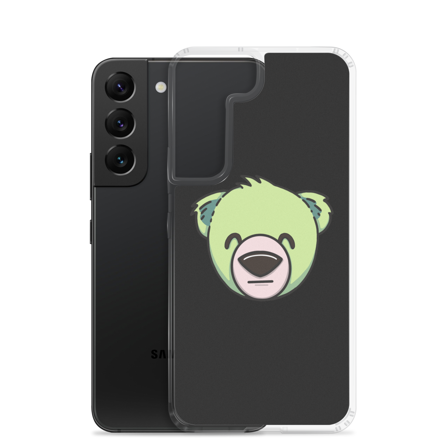 WeBearish Samsung® Phone Case (Black/Green)