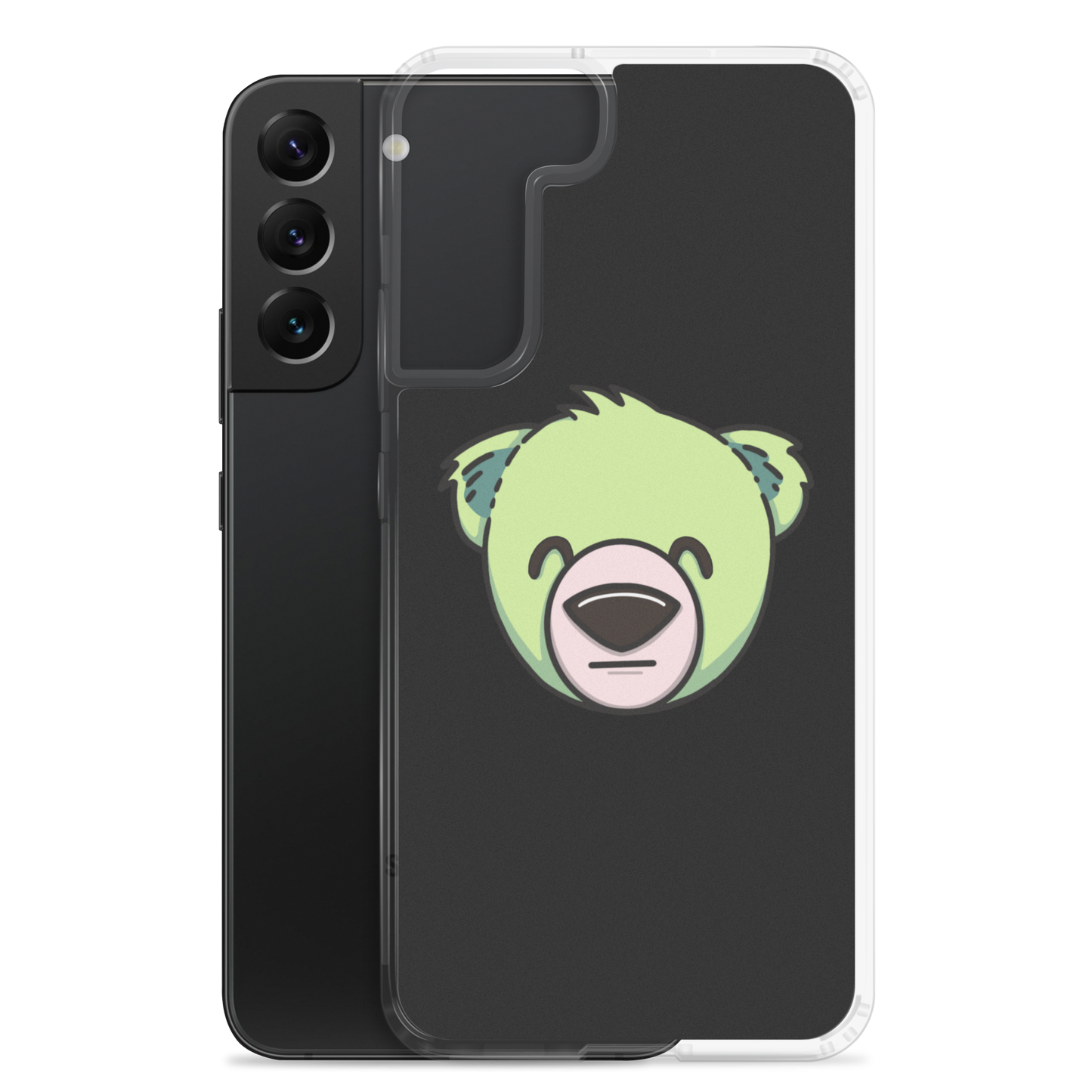 WeBearish Samsung® Phone Case (Black/Green)