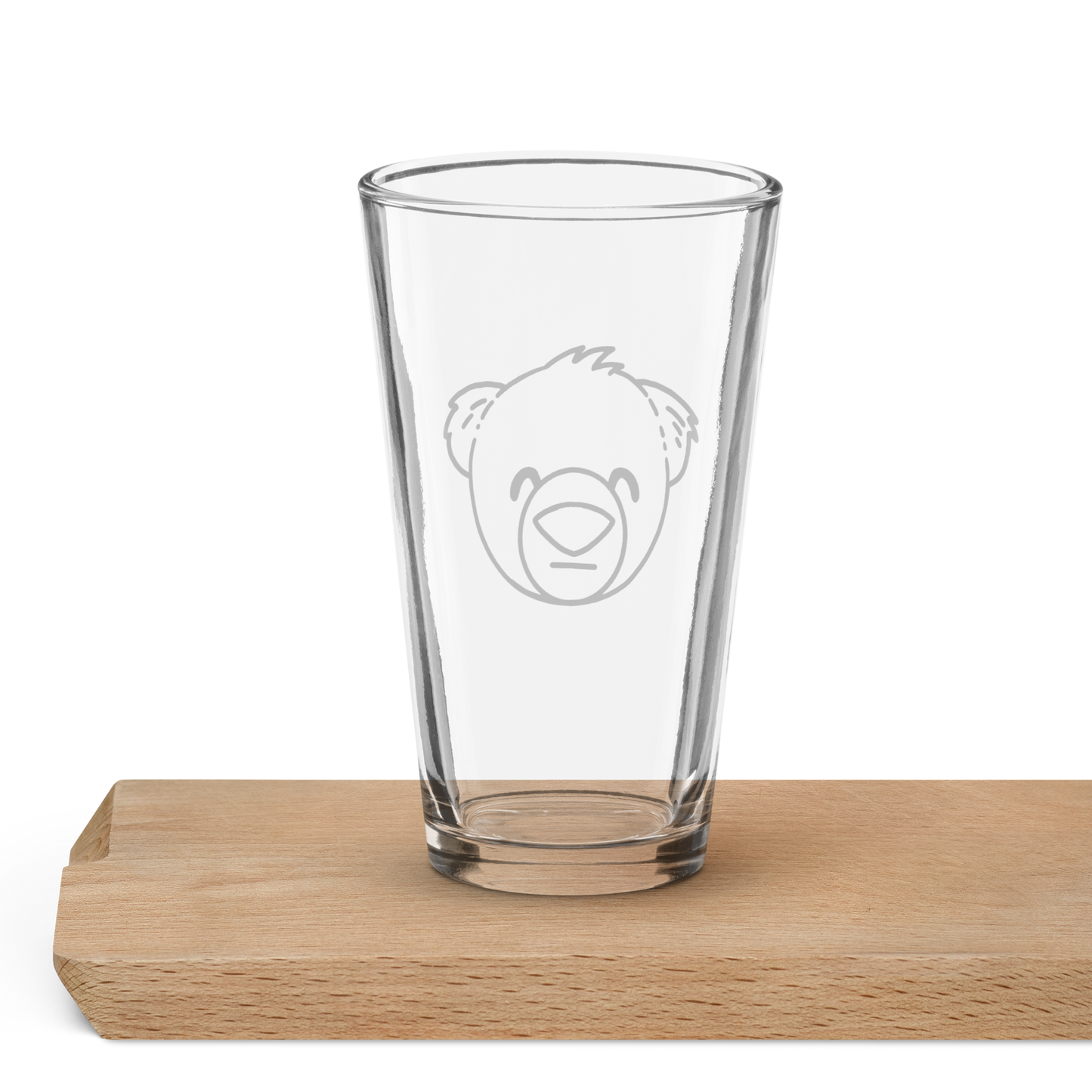 WeBearish Pint Glass 16oz