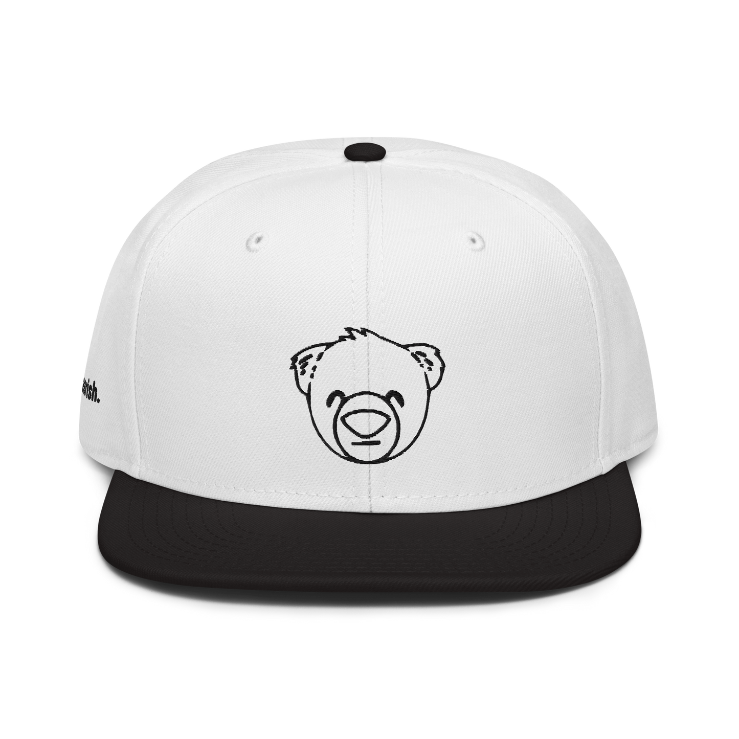 WeBearish Outline Snapback Cap (Green/Black)