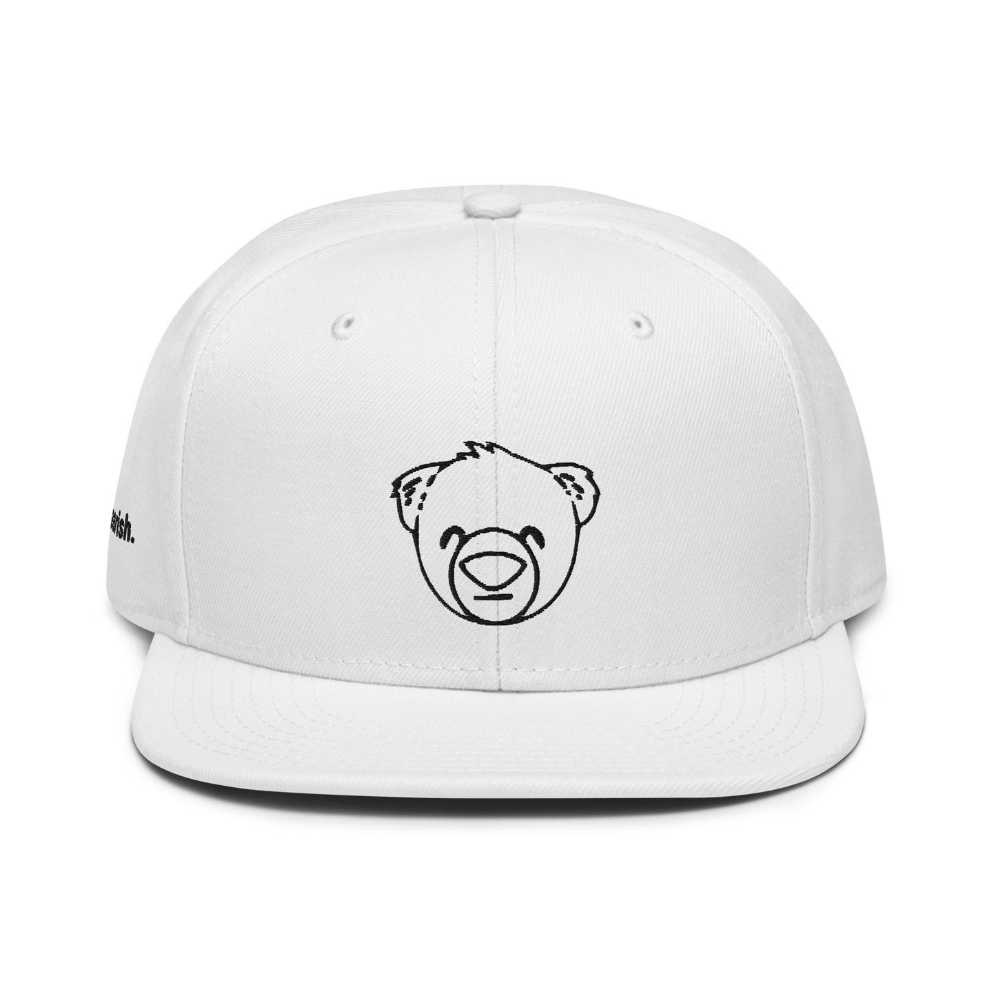 WeBearish Outline Snapback Cap (Green/Black)