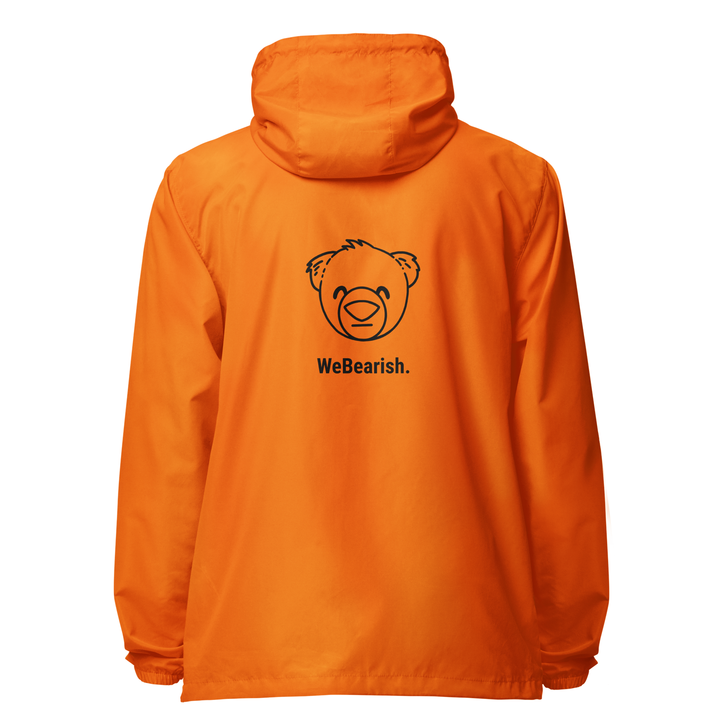 WeBearish Autism Acceptance Windbreaker (Safety Orange)
