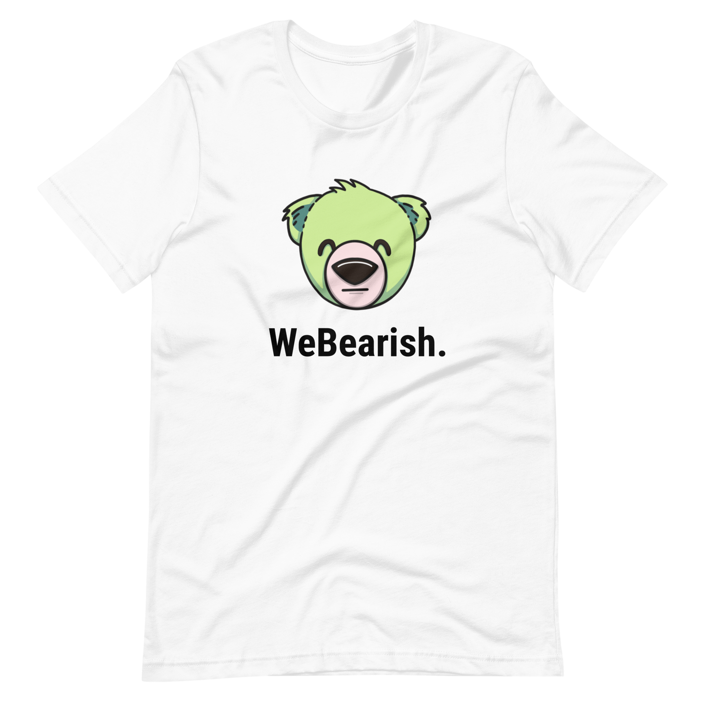 WeBearish Logo Unisex T-shirt (White/Green)