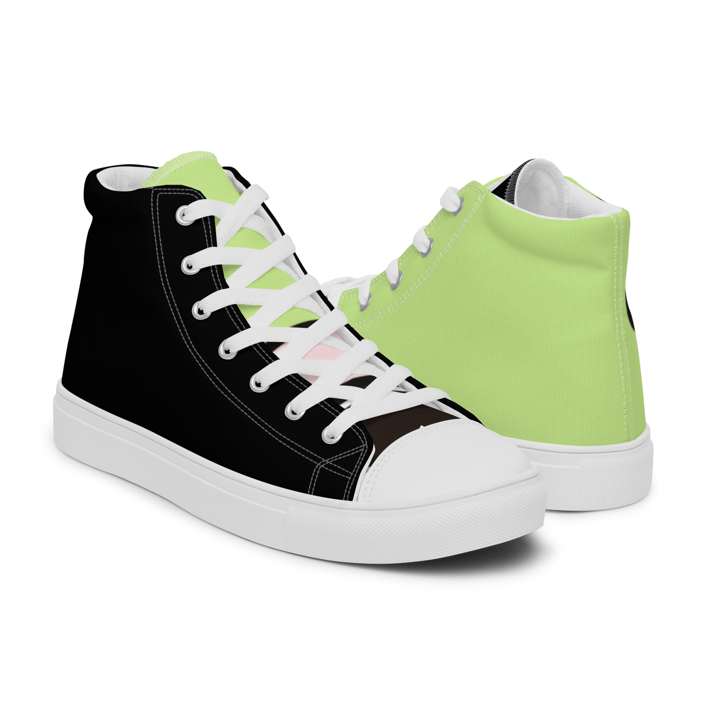 Women's High-Top Sneakers - WeBearish Acceptance