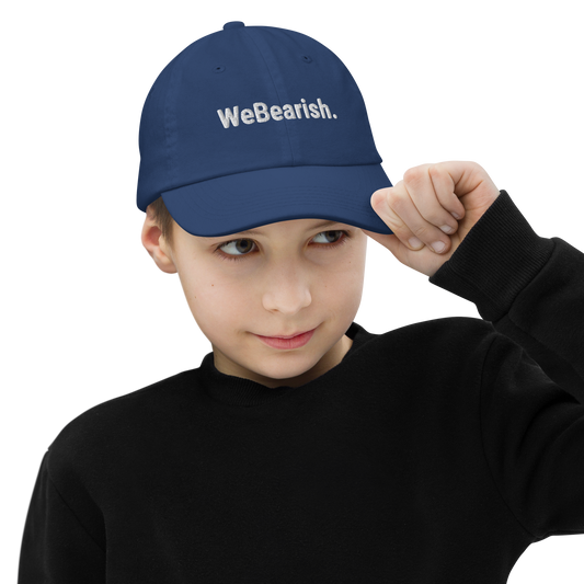 Youth Baseball Cap (Blue/White) - WeBearish Acceptance