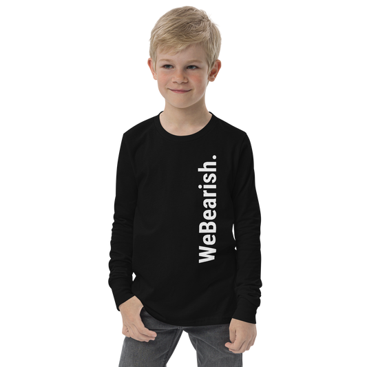 WeBearish Kid's Long-Sleeve T-shirt (Black/White)