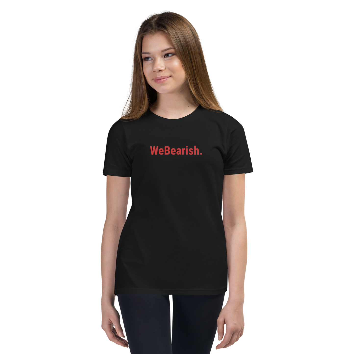 WeBearish Kid's T-Shirt (Black/Red)